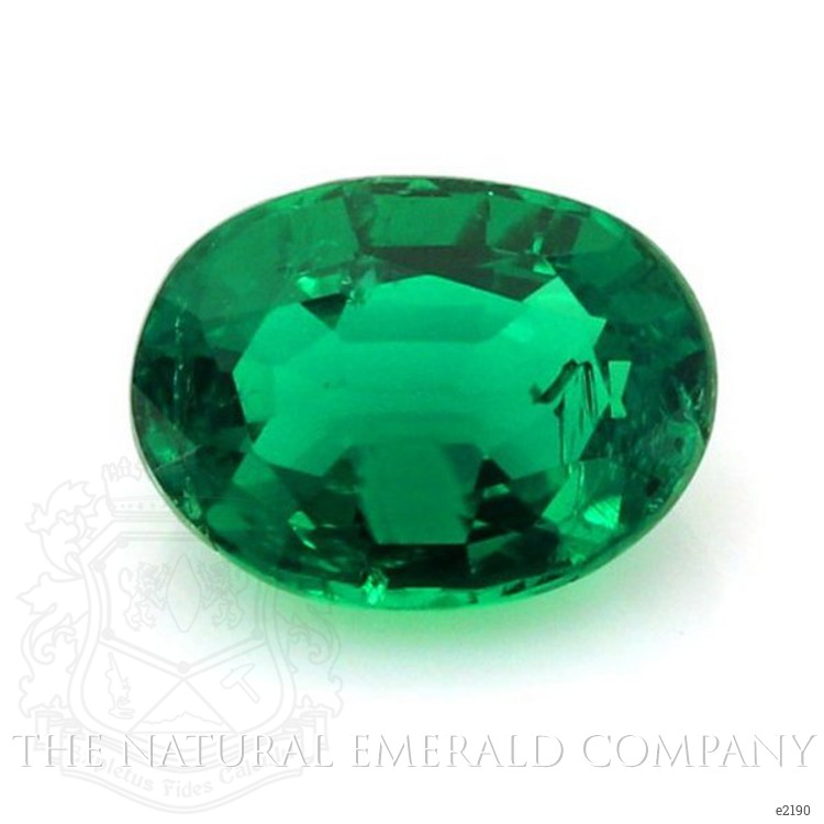 Emerald Ring 0.76 Ct. 18K White Gold