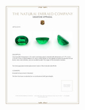 1.03 Ct. Emerald from Zambia Appraisal