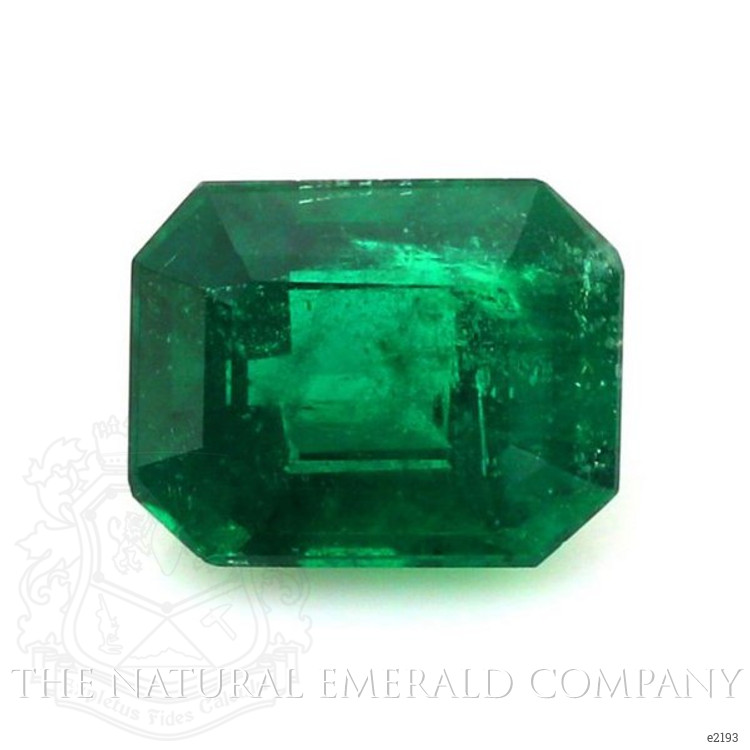 Emerald Ring 1.08 Ct. 18K White Gold