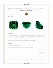 1.36 Ct. Emerald from Zambia Appraisal