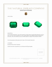 1.68 Ct. Emerald from Zambia Appraisal