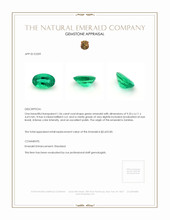 1.56 Ct. Emerald from Zambia Appraisal