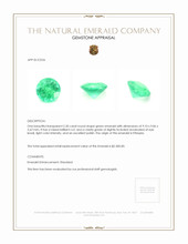 2.30 Ct. Emerald from Ethiopia Appraisal