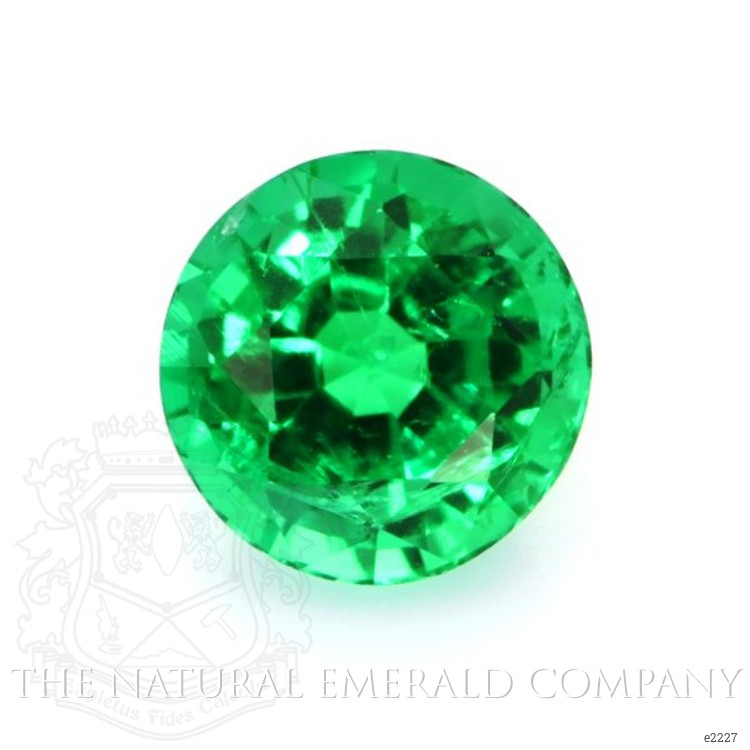 Bezel Emerald Ring 1.05 Ct., 18K White Gold