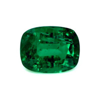  Emerald Ring 2.82 Ct. 18K Yellow Gold Combination Stone
