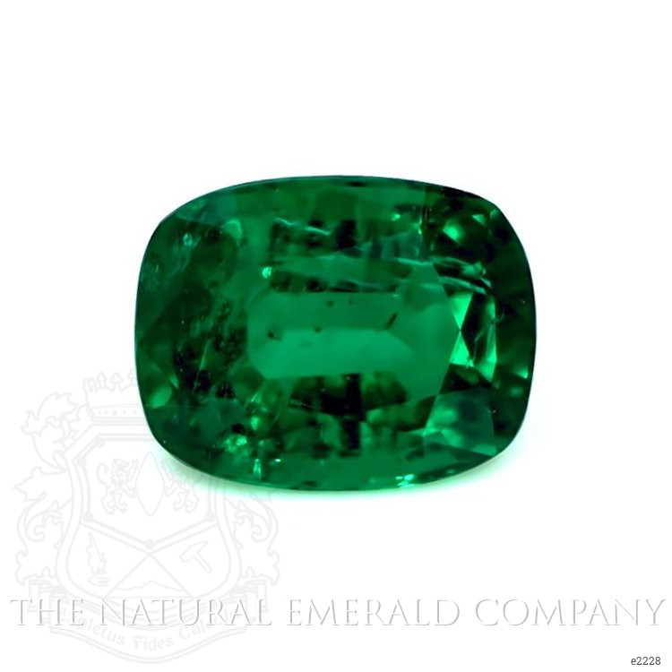 Pave Emerald Ring 2.82 Ct., 18K Yellow Gold