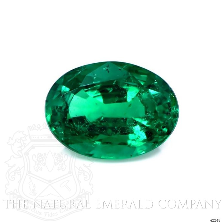 Halo Emerald Ring 7.56 Ct., 18K White Gold