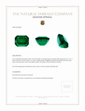4.85 Ct. Emerald from Zambia Appraisal