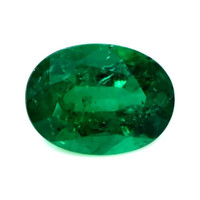 Emerald Ring 8.76 Ct. 18K Yellow Gold Combination Stone