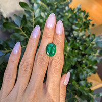 8.76 Ct. Emerald from Zambia Life Style