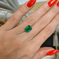2.42 Ct. Emerald from Zambia Life Style