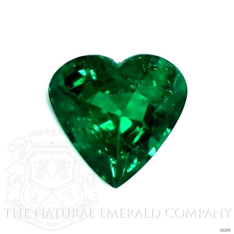  Emerald Pendant 1.58 Ct., 18K White Gold