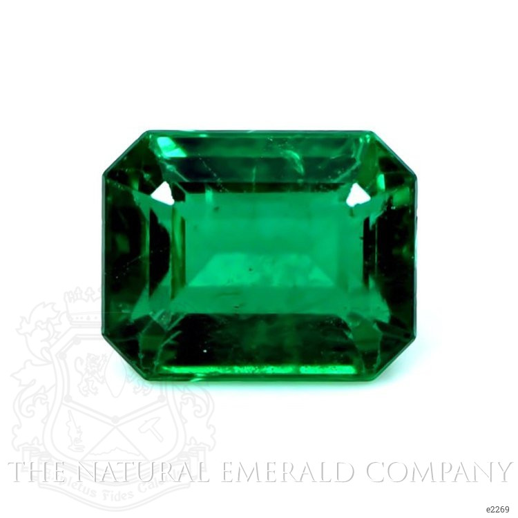  Emerald Pendant 2.41 Ct. 18K White Gold