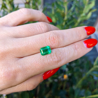 1.90 Ct. Emerald from Zambia Life Style