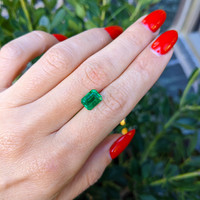 1.90 Ct. Emerald from Zambia Life Style