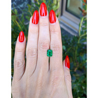 1.90 Ct. Emerald from Zambia Life Style
