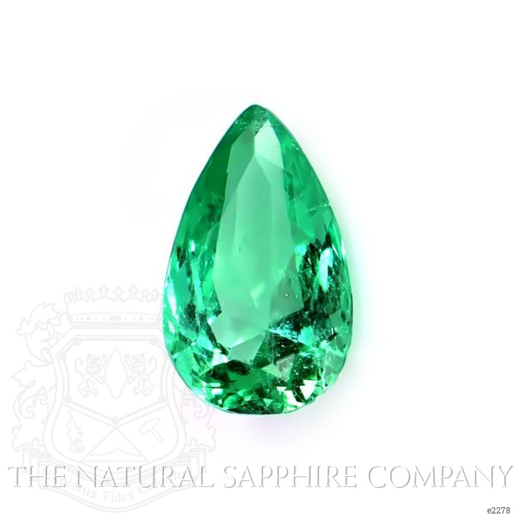 Pave Emerald Ring 1.83 Ct., 18K Yellow Gold