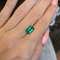 1.88 Ct. Emerald from Zambia Life Style