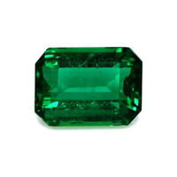  Emerald Ring 1.93 Ct. 18K Yellow Gold Combination Stone