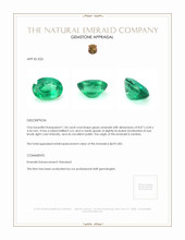 1.34 Ct. Emerald from Zambia Appraisal