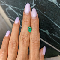 1.34 Ct. Emerald from Zambia Life Style