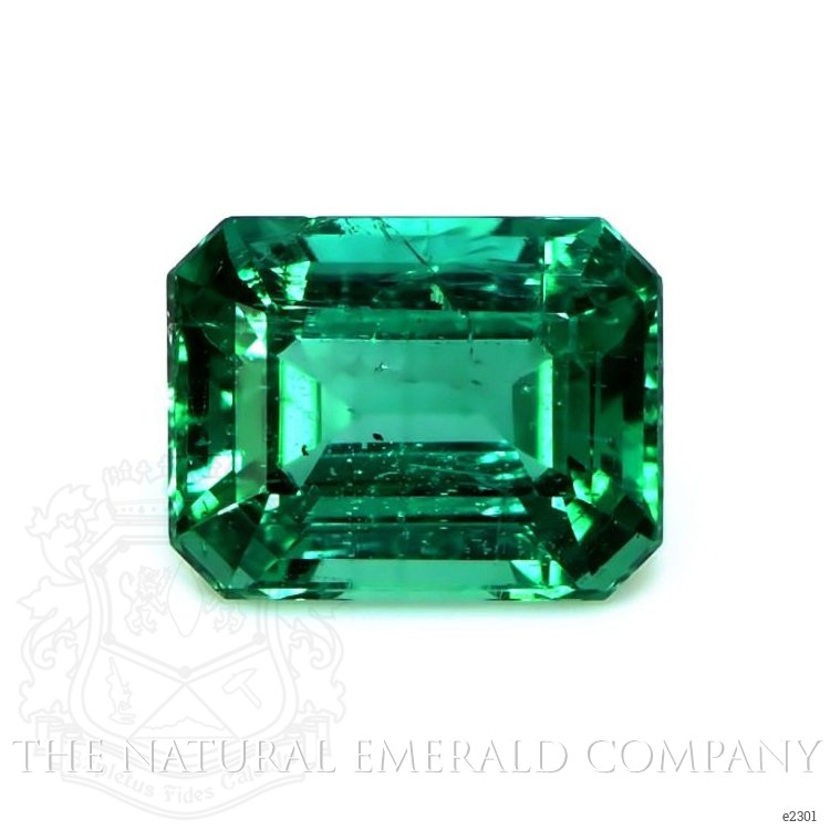 Emerald Ring 3.31 Ct. 18K White Gold