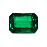 Pave Emerald Pendant 2.31 Ct., 18K Yellow Gold Combination Stone