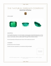 1.56 Ct. Emerald from Zambia Appraisal