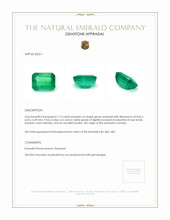 1.73 Ct. Emerald from Zambia Appraisal