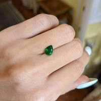 0.94 Ct. Emerald from Zambia Life Style
