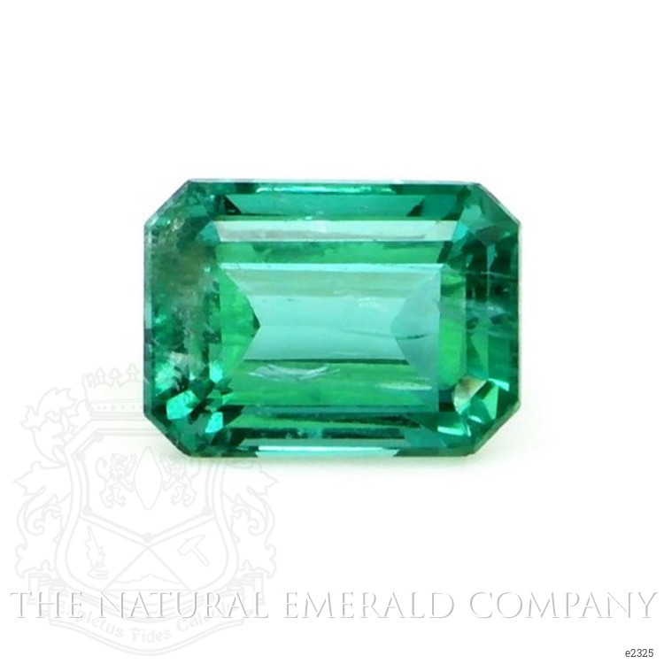 Three Stone Emerald Ring 2.02 Ct., 18K White Gold