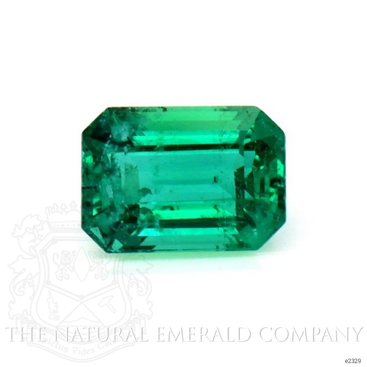 Wedding Set Emerald Ring 1.12 Ct., 18K White Gold