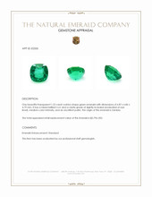 1.52 Ct. Emerald from Zambia Appraisal