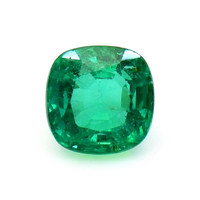 Emerald Ring 1.52 Ct. 18K White Gold Combination Stone