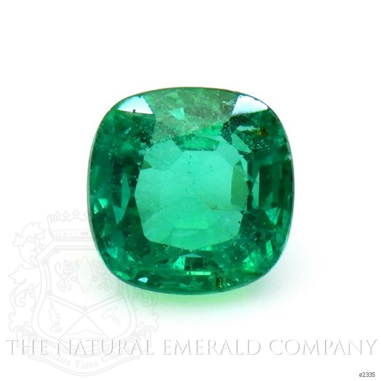 Pave Emerald Ring 1.52 Ct., 18K Yellow Gold
