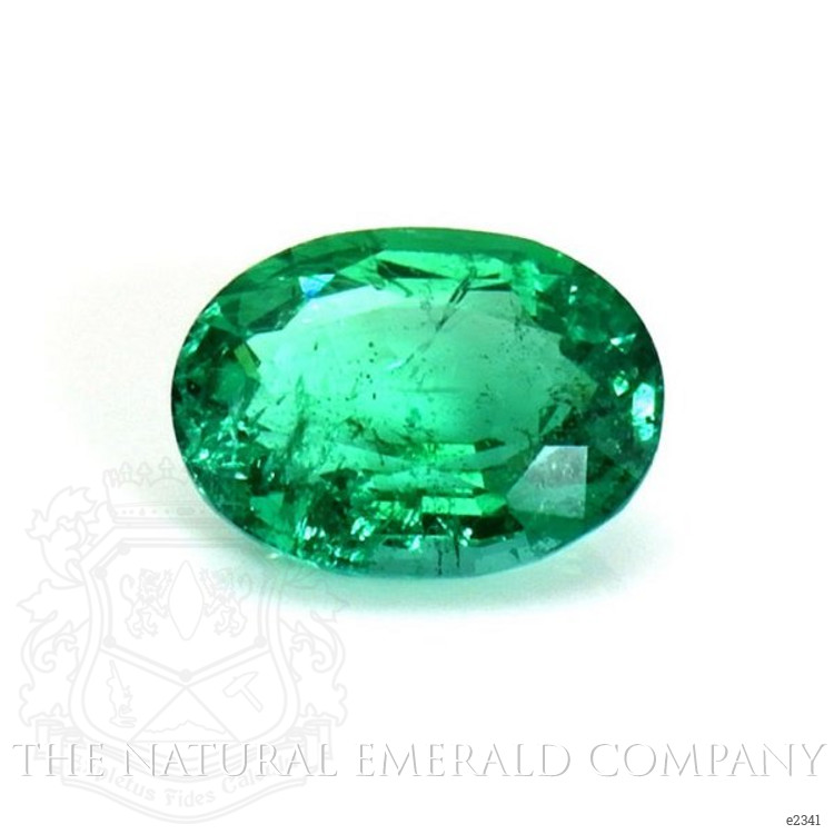Bezel Emerald Ring 1.15 Ct., 18K White Gold