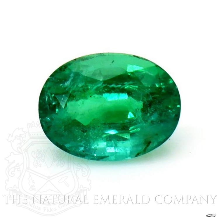  Emerald Pendant 1.39 Ct. 18K White Gold