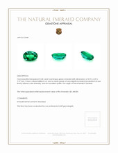 0.48 Ct. Emerald from Zambia Appraisal