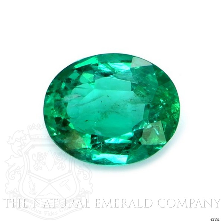  Emerald Ring 2.10 Ct., 18K White Gold