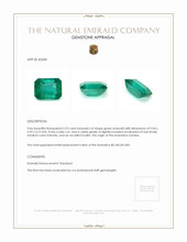2.23 Ct. Emerald from Zambia Appraisal
