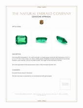 1.43 Ct. Emerald from Zambia Appraisal