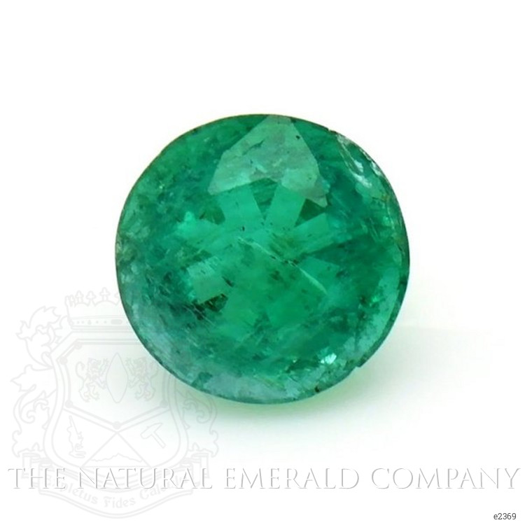  Emerald Ring 0.84 Ct., 18K White Gold
