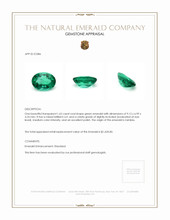 1.62 Ct. Emerald from Zambia Appraisal