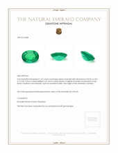 1.47 Ct. Emerald from Zambia Appraisal