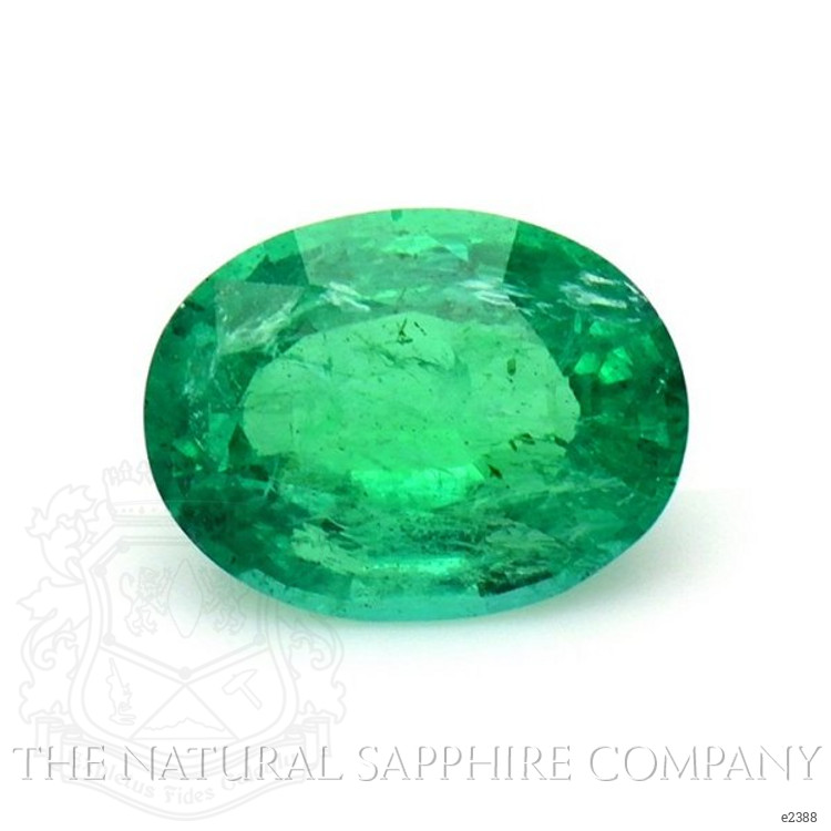  Emerald Necklace 1.47 Ct., 18K White Gold