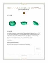 1.74 Ct. Emerald from Zambia Appraisal