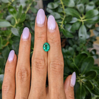 1.74 Ct. Emerald from Zambia Life Style