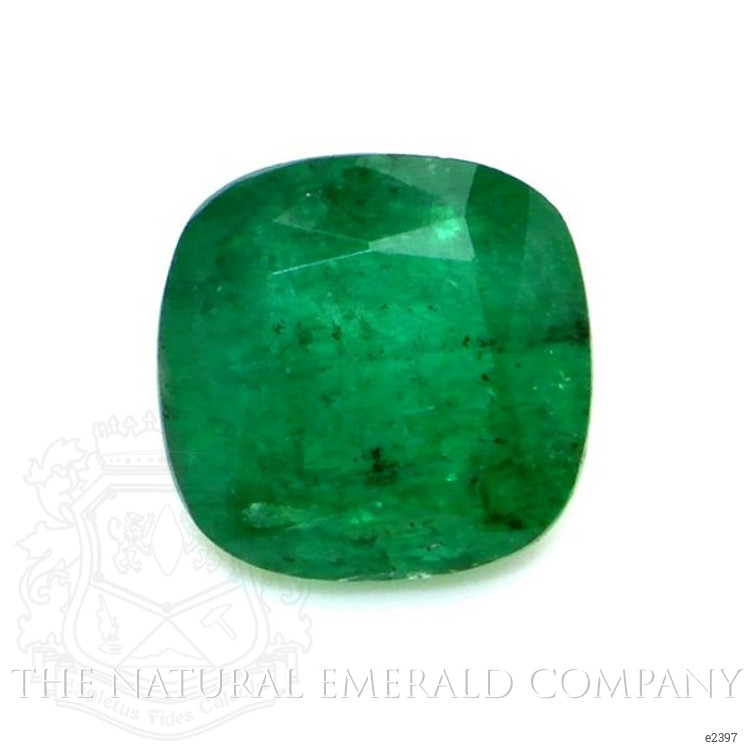  Emerald Pendant 1.42 Ct. 18K White Gold