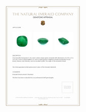 1.06 Ct. Emerald from Brazil Appraisal