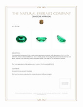0.43 Ct. Emerald from Zambia Appraisal